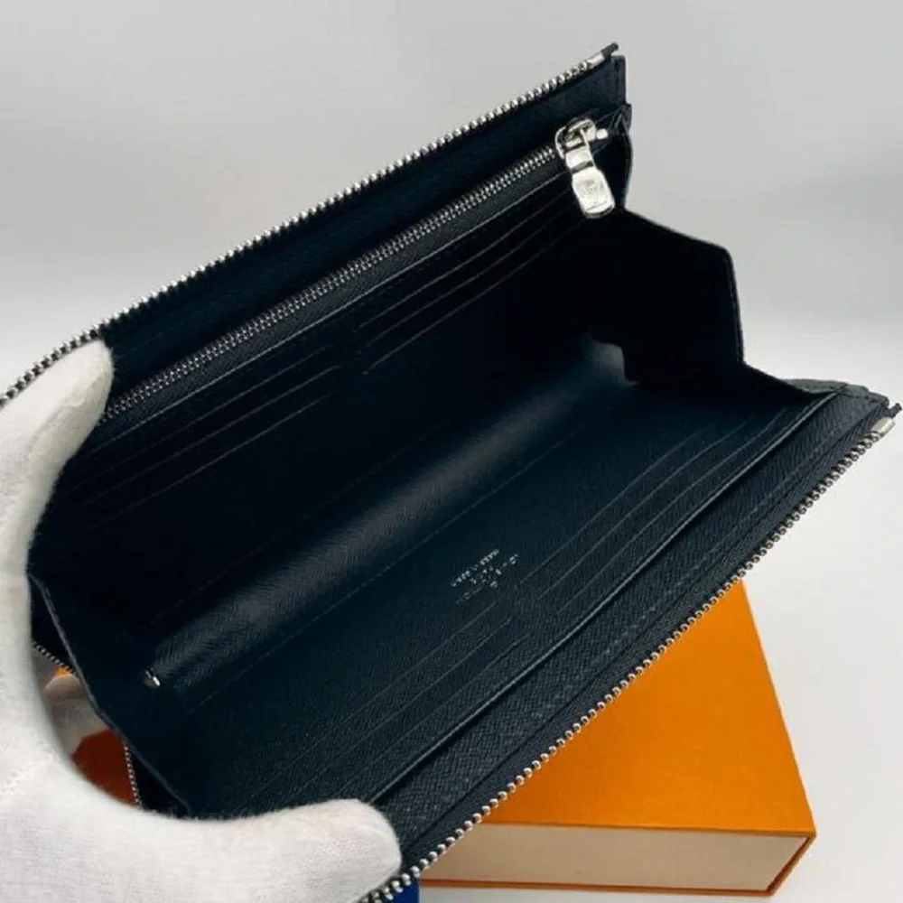 Louis Vuitton Black Leather Wristlet